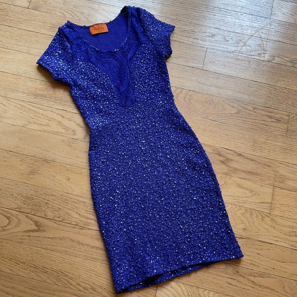 Voom dress by Joy Han Penelope Cap Sleeve Boucle - Picture 3 of 12